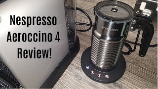 Nespresso Aeroccino 4 Milk Frother Review  Worth upgrading from the Aeroccino 3 [upl. by Nnaassilem87]