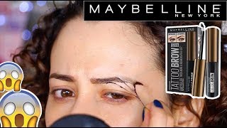 Cejas tatuadas Tattoo Brow de Maybelline Review [upl. by Noell214]