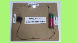 Como Hacer una Maqueta de Circuito Electrico [upl. by Pollie]