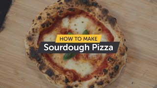 How To Make Sourdough Pizza  Making Pizza At Home [upl. by Shirah]