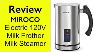 Review Miroco Milk Frother  How to make froth milk at home [upl. by Oralla560]