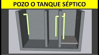 POZOS SÉPTICOS  DISEÑO DE TANQUES SÉPTICOS  SEPTIC TANK [upl. by Fae251]