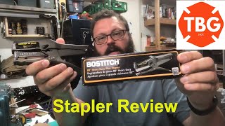 Stapler Review  Bostitch Heavy Duty Plier Stapler [upl. by Fern]