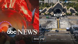 Astroworld festival Tracking the tragedy l ABC News [upl. by Tessa278]