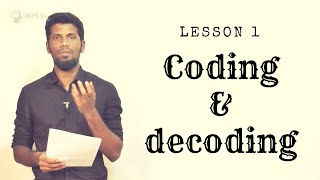 How to solve Coding amp decoding within a sec   Lesson 1  Basics amp Tricks  Mr Jack [upl. by Leff]