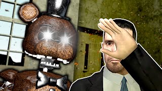 FNAF Survival in an ASYLUM  Garrys Mod Gameplay [upl. by Acirderf]