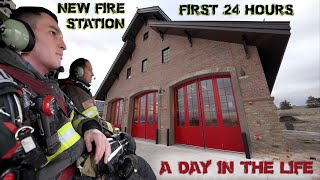 First 24 Hours in a New Fire Station  A Day in the Life [upl. by Anahsor672]