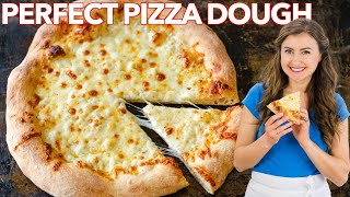 Best Homemade Pizza Dough Recipe  How To Make Pizza Crust [upl. by Crosby]