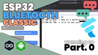 ESP32  BLUETOOTH CLASSIC  FLUTTER  Lets build BT Serial based on the examples Ft Chat App [upl. by Rose]