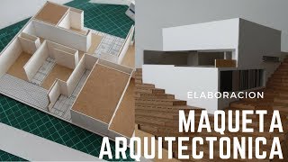 COMO SE HACE una MAQUETA de Arquitectura PARTE 1 [upl. by Dnomyaw]