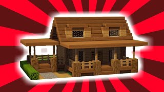 ✔ Como hacer una IDEAL CASA SURVIVAL para Minecraft FACIL Y RAPIDO [upl. by Etteluap275]