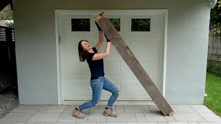 Building Furniture From an Old Timber Beam [upl. by Perrine]