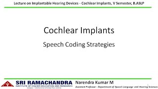 Speech Coding Strategies  Introduction [upl. by Atiuqahs225]