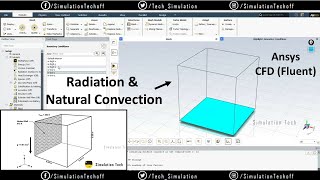 Modeling Radiation and Natural Convection  Lesson 08  Part 1  Ansys CFD  Fluent [upl. by Sol]