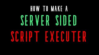 HOW TO MAKE YOUR OWN SCRIPT EXECUTOR ROBLOX STUDIO [upl. by Silin]