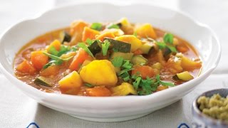 Slow Cooker Winter Vegetable Soup  One Pot Chef [upl. by Eiromem]