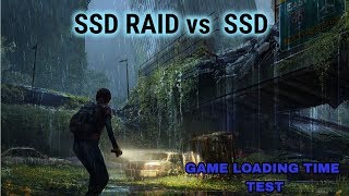 SSD Raid vs Single SSD  Game loading time test  2019 [upl. by Pearle]