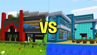 Skeppy vs BadBoyHalo MILLIONAIRE House Battle  Minecraft [upl. by Carolee943]