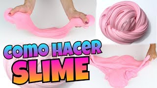 DIY  Como Hacer SLIME  FÁCIL Y SIN BÓRAX  NatyGloss [upl. by Boot194]