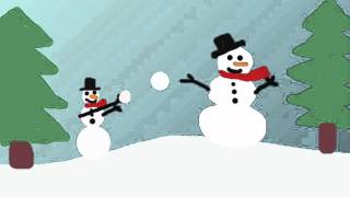 Snowball Fight  Lyric video by The Happy Racers [upl. by Arianna]