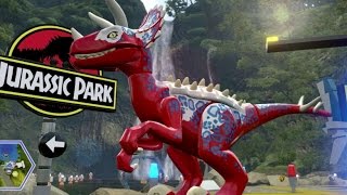 LEGO Jurassic World  Jurassic Park Hub 100 Guide 1  Brachiosaurus Plains amp Raptor Territory [upl. by Airdnaxela]