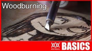 Beginners Guide to Woodburning Pyrography BASICS [upl. by Rusell]