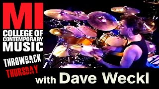 Dave Weckl Throwback Thursday From the MI Vault 8281998 [upl. by Cyn]