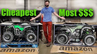 I BOUGHT Amazons CHEAPEST and MOST EXPENSIVE ATVs [upl. by Neelia]