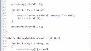 C Programming Passing Arrays to Functions [upl. by Jarin]