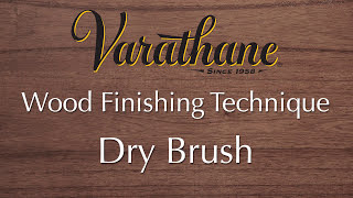 Dry Brush Wood Staining Tutorial [upl. by Billat]