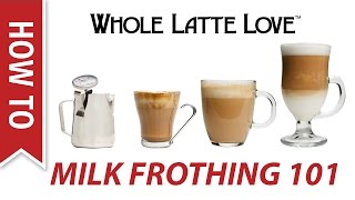 Milk Frothing for Beginners [upl. by Fabrienne]