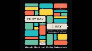 They Say  I Say audiobook by Gerald Graff Cathy Birkenstein [upl. by Nema]