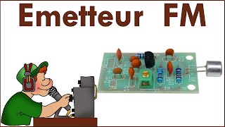 Electronique mini émetteur FM electronic transmitter [upl. by Glaser]