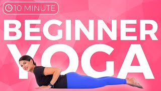 10 minute Yoga for Beginners  Weight Loss Strength amp Toning [upl. by Maudie310]