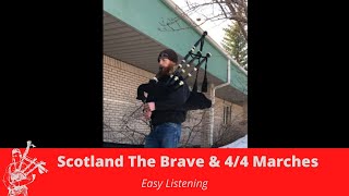 Scotland The Brave amp 44 Marches On The Bagpipes [upl. by Pavel296]