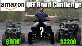 CHEAPEST and MOST EXPENSIVE Amazon ATV Challenge [upl. by Sellma229]