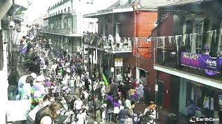 EarthCam Live Mardi Gras in New Orleans [upl. by Milewski535]