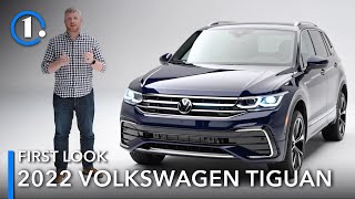 2022 Volkswagen Tiguan First Look UpClose Details [upl. by Surad]