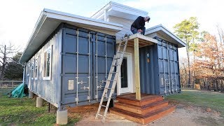 Building An Overhang For Our Front Porch [upl. by Aremat]