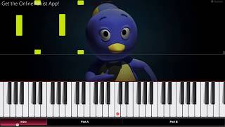 The Backyardigans  Theme Song  Piano Tutorial  Piano Cover [upl. by Arac]