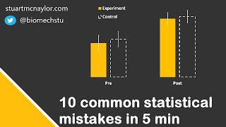 Ten Statistical Mistakes in 5 Min [upl. by Johnsson]