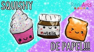 Haz SQUISHIES de PAPEL Super fáciles [upl. by Voletta]