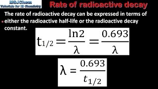 C7 Rate of radioactive decay HL [upl. by Illona53]