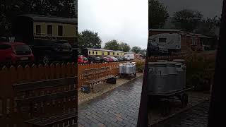 BR black 5 stannier 44932 departing from Arley station on passenger train [upl. by Noirda383]