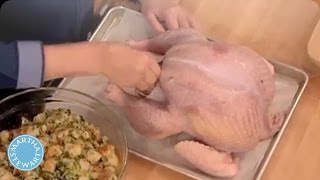 How to Stuff a Turkey  Martha Stewart [upl. by Missak342]