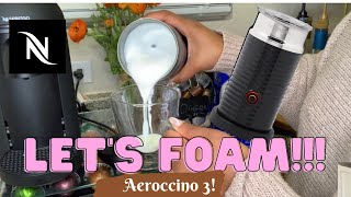 How To Foam Milk With Aeroccino 3 Make Coffee With Foam Tips amp Tricks  Easy Foamed Latte Recipe [upl. by Merilyn]