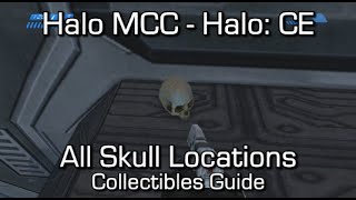 Halo MCC Halo CEA  All Skulls Locations Guide  Headhunter Achievement [upl. by Amias]