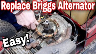 A Complete Guide How To Replace An Alternator On A Briggs amp Stratton Engine [upl. by Ardnuahc]