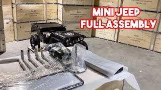 FULL ASSEMBLY Venom Motorsports Mini Jeep 125cc [upl. by Notsirhc]