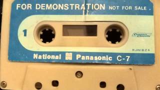 National Panasonic demonstration cassette  early 1970s [upl. by Anirtal]